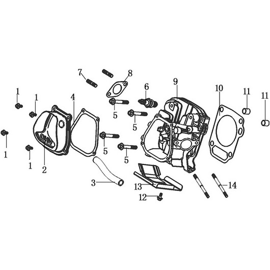 Головка цилиндра Champion ST861E